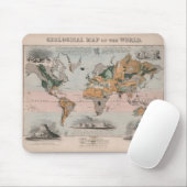 Geologische Karte der Welt Mousepad (Mit Mouse)