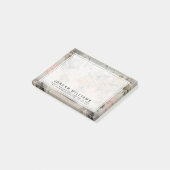 Geologische Karte der Welt Post-it Klebezettel (angewinkelt)