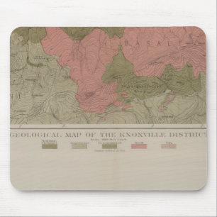 Geologische Karte des Bezirks Knoxville Mousepad