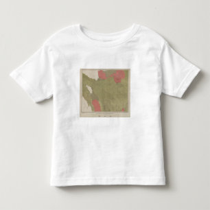 Geologische Karte des Schwefel-Bank-Bezirkes Kleinkind T-shirt