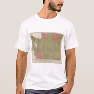 Geologische Karte des Schwefel-Bank-Bezirkes T-Shirt