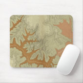 Geologische Karte des Südens 2 Mousepad (Mit Mouse)