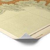 Geologische Karte des Südens 2 Poster (Ecke)