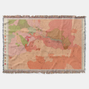 Geologische Karte des Washoe Bezirkes Decke