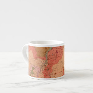 Geologische Karte des Washoe Bezirkes Espressotasse