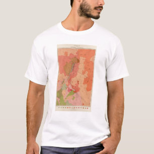 Geologische Karte des Washoe Bezirkes T-Shirt