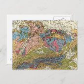 Geologische Karte Deutschlands (Vorne/Hinten)