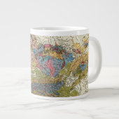 Geologische Karte Deutschlands Jumbo-Tasse (Vorderseite Rechts)