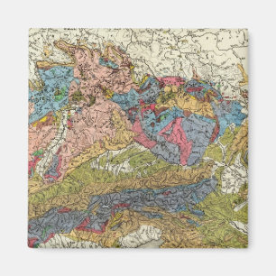 Geologische Karte Deutschlands Magnet