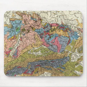 Geologische Karte Deutschlands Mousepad