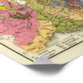 Geologische Karte Deutschlands Poster (Ecke)