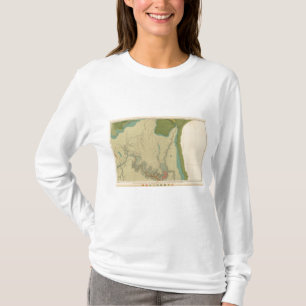 Geologische Karte, die das Kanab zeigt T-Shirt