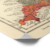 Geologische Karte England, Wales Poster (Ecke)