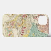 Geologische Karte Europa Case-Mate iPhone Hülle (Rückseite (Horizontal))