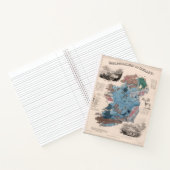 Geologische Karte Irlands Notizblock (Innenseite)