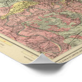 Geologische Karte London Poster (Ecke)