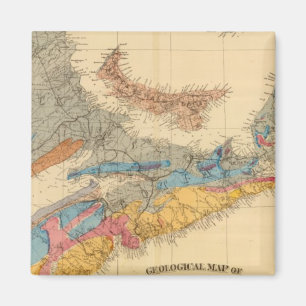 Geologische Karte, Meeresprovinzen Magnet