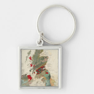 Geologische Karte Schlüsselanhänger