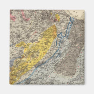 Geologische Karte von Edinburgh Magnet