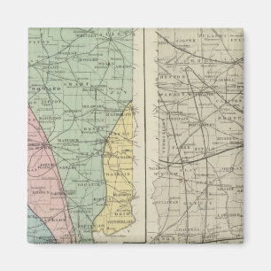 Geologische Karte von Indiana Magnet