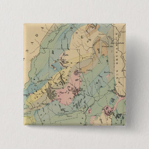 Geologische Karte von Maine Button