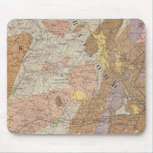 Geologische Karte von New Hampshire 4 Mousepad