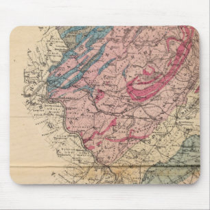 Geologische Karte von New Jersey Mousepad