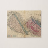 Geologische Karte von New Jersey Puzzle (Horizontal)