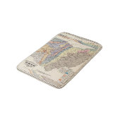 Geologische Karte von Ohio Badematte (Schrägansicht)