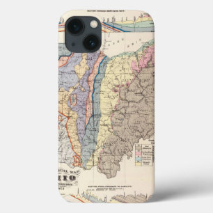 Geologische Karte von Ohio Case-Mate iPhone Hülle