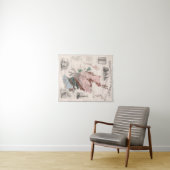 Geologische Karte von Schottland Wandteppich (Beispiel (Horizontal))