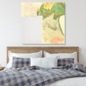 Geologische Kartenblätter Leinwanddruck (Insitu (Schlafzimmer))