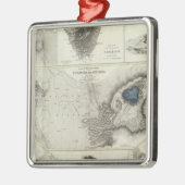 Geologische Phänomene Ornament Aus Metall (Links)