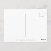 geologische Schichtung Postkarte (Rückseite)