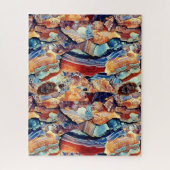 Geologische Sedimentation Texturpuzzle Puzzle (Vertikal)