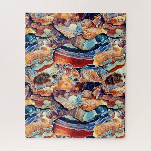 Geologische Sedimentation Texturpuzzle Puzzle (Vertikal)