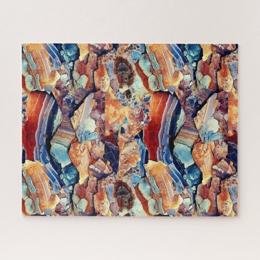 Geologische Sedimentation Texturpuzzle Puzzle (Horizontal)