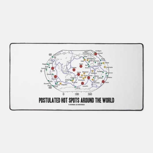 Geologische Standpunkte Schreibtischunterlage (Vorderseite)