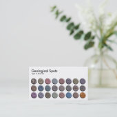 Geologische Stätten Visitenkarte (Stehend Vorderseite)