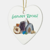 Geologische Steine! Keramik Ornament (Links)