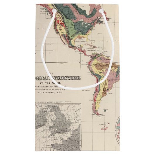 Geologische Struktur der Kugel Kleine Geschenktüte (Rückseite)