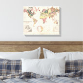 Geologische Struktur des Globus Leinwanddruck (Insitu (Schlafzimmer))