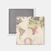 Geologische Struktur des Globus Magnet (Vorderseite/Rückseite)