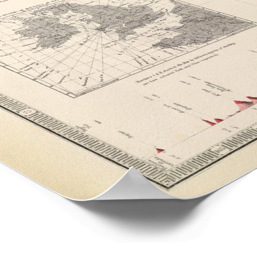 Geologische Struktur des Globus Poster (Ecke)