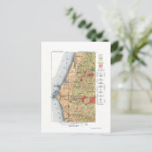 Geologische Übersichtskarte der USA Postkarte (Stehend Vorderseite)