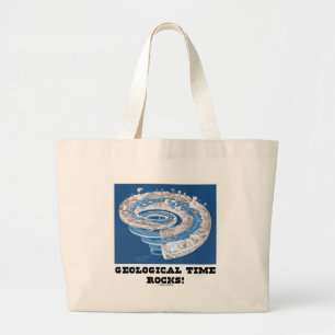Geologische Zeit-Felsen! (Geologisches Alter) Jumbo Stoffbeutel