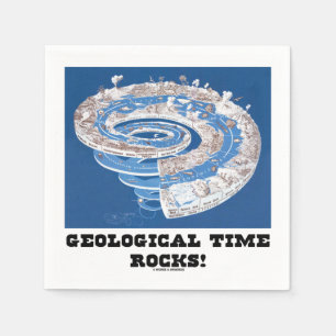 Geologische Zeit-Felsen! (Geologisches Alter) Serviette