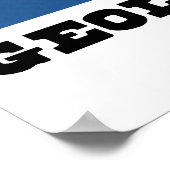 Geologische Zeitgesteine! (Erdspirale in der Gesch Poster (Ecke)