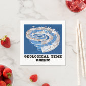 Geologische Zeitgesteine! (Geologisches Zeitalter) Serviette (Beispiel)