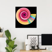 Geologische Zeitspirale Poster (Heimbüro)